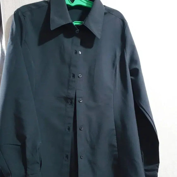 [BUNJANG] Black Long Sleeve Blouse / (새상품) 스판소재 긴팔 블라우스,여성 정장 카라 블라우스 춘추셔츠 블랙