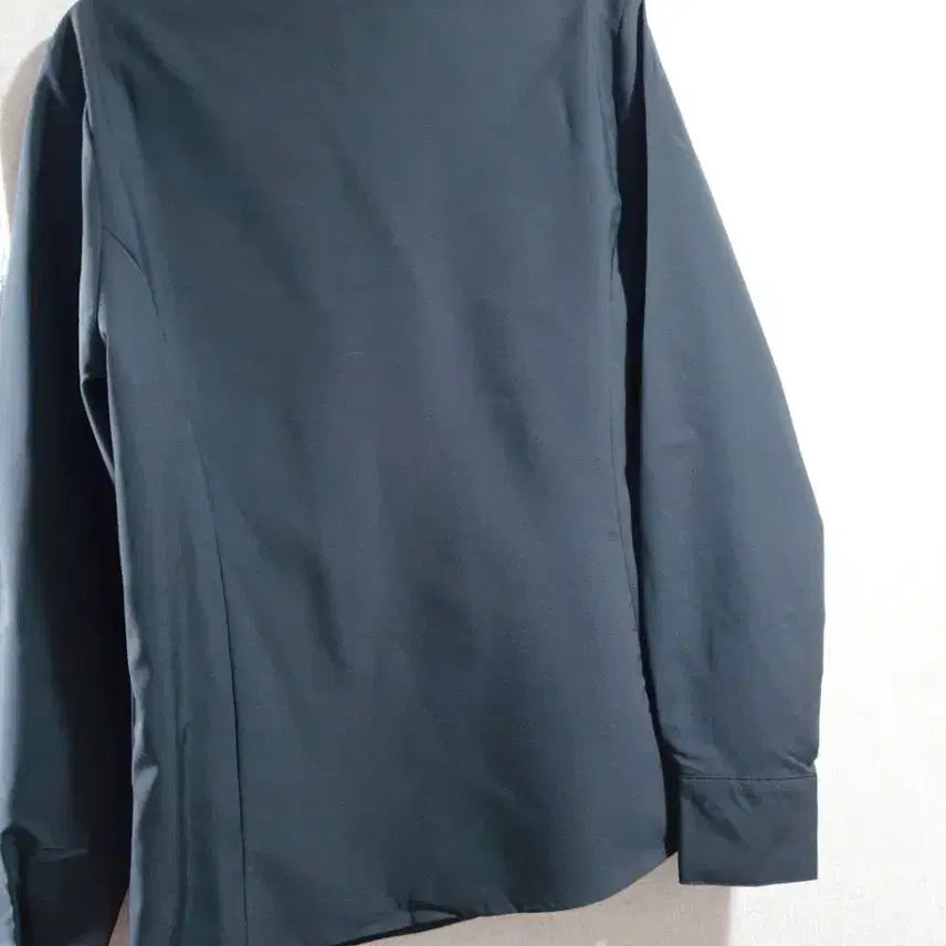 [BUNJANG] Black Long Sleeve Blouse / (새상품) 스판소재 긴팔 블라우스,여성 정장 카라 블라우스 춘추셔츠 블랙