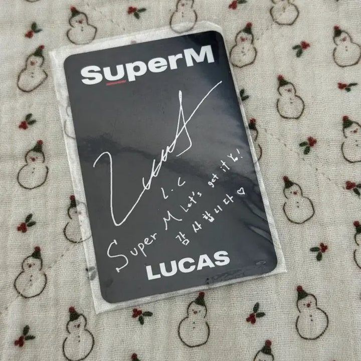 [BUNJANG] SuperM Lucas Photocard / 슈퍼엠 루카스 포토카드