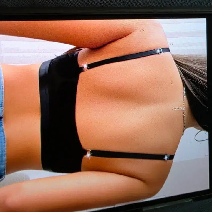 [BUNJANG] Black Lace Bralette / 블랙 레이스 브라렛