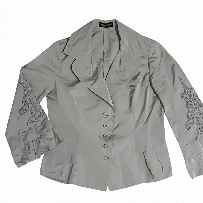 [BUNJANG] Hiroko Koshino Embroidered Jacket / Hiroko Koshino 히로코 코시노 자수 자켓