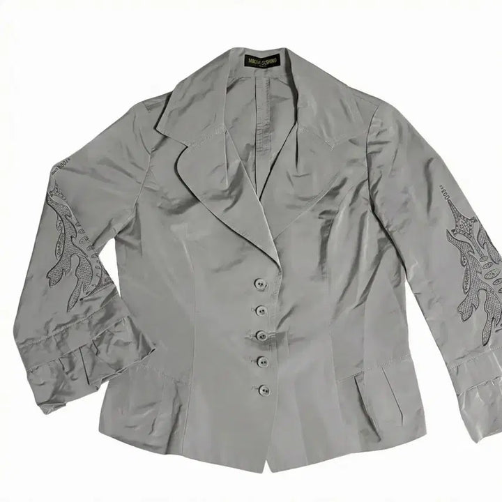 [BUNJANG] Hiroko Koshino Embroidered Jacket / Hiroko Koshino 히로코 코시노 자수 자켓