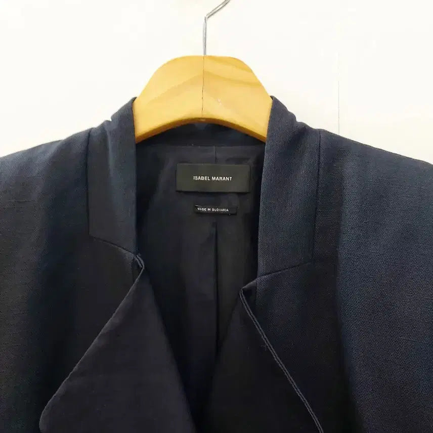 [BUNJANG] Isabel Marant Deep Navy Linen Blend Jacket / [정품] 이자벨마랑 딥네이비 린넨 블렌딩자켓 55