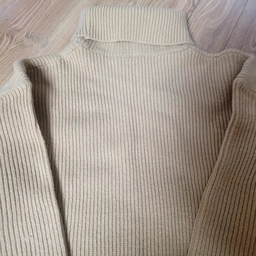 [BUNJANG] Free Beige Long Knit Dress / (새상품)롱니트원피스 free 베이지
