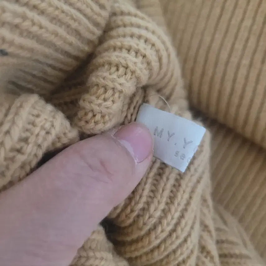 [BUNJANG] Free Beige Long Knit Dress / (새상품)롱니트원피스 free 베이지