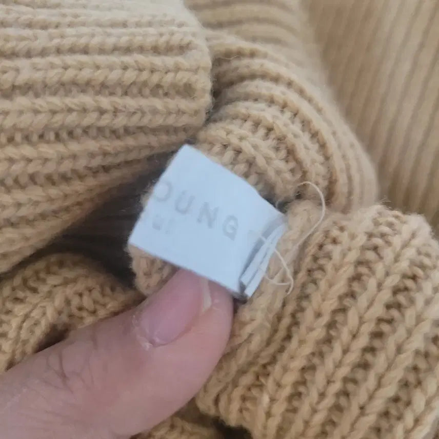 [BUNJANG] Free Beige Long Knit Dress / (새상품)롱니트원피스 free 베이지