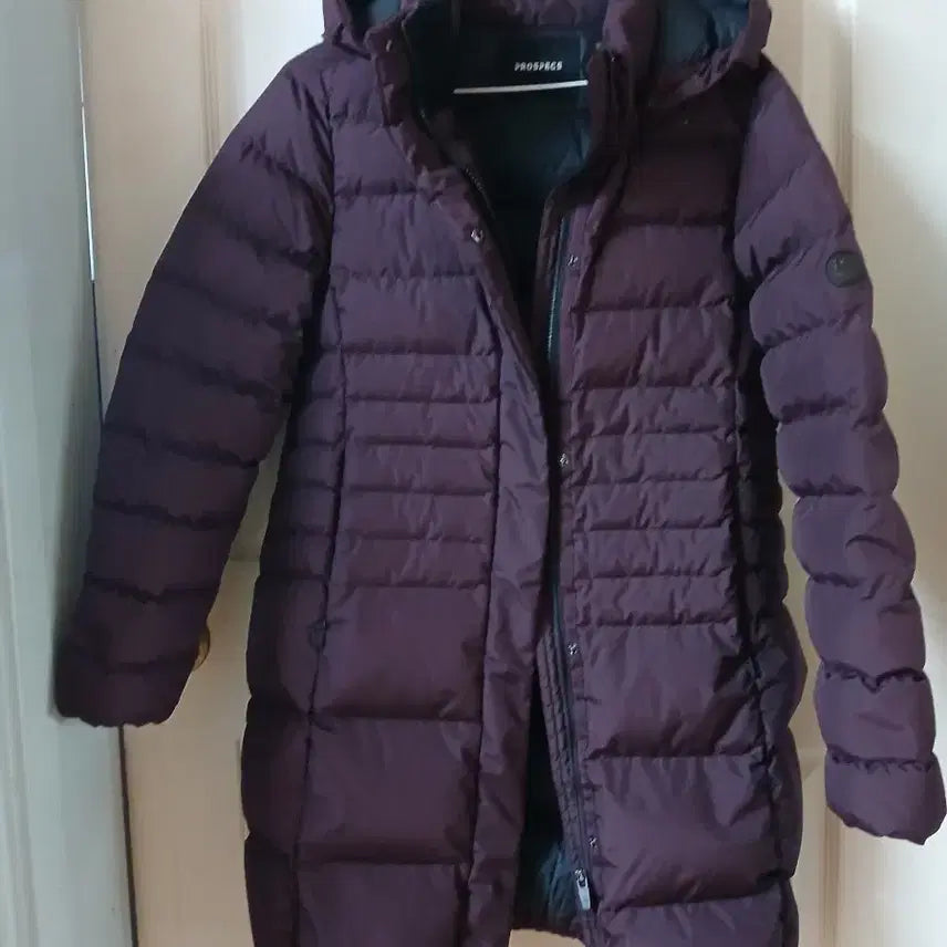 [BUNJANG] Prospecs Women's Goose Down Padded Jacket Burgundy / 프로스펙스 여성 거위털 버건디
