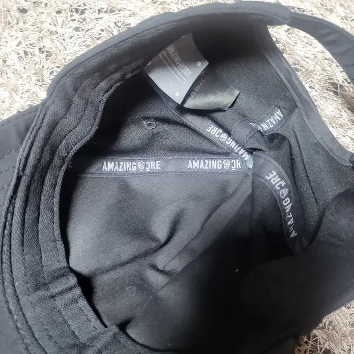 [BUNJANG] Amazing Core Skull Ball Cap / 어메이징코어 해골 볼캡 FREE 블랙