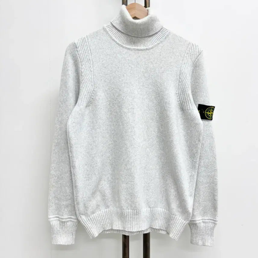 [BUNJANG] Stone Island Turtleneck Knit Sweater / [M]스톤아일랜드 터틀넥 니트