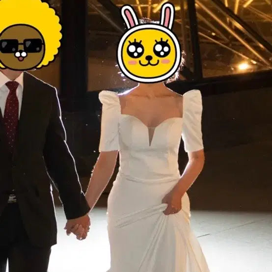 [BUNJANG] Sugar Dress Silk Mermaid Wedding Dress / 실크 머메이드 웨딩 드레스 L/스냅드레스/2부드레스/슈가드레스