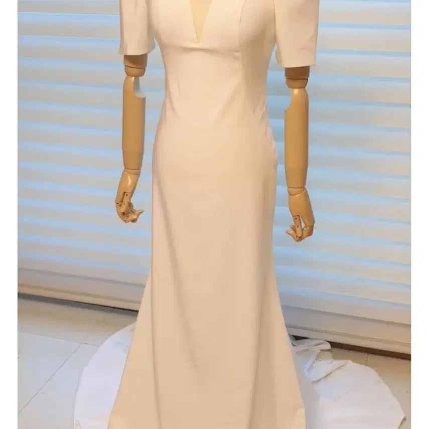 [BUNJANG] Sugar Dress Silk Mermaid Wedding Dress / 실크 머메이드 웨딩 드레스 L/스냅드레스/2부드레스/슈가드레스