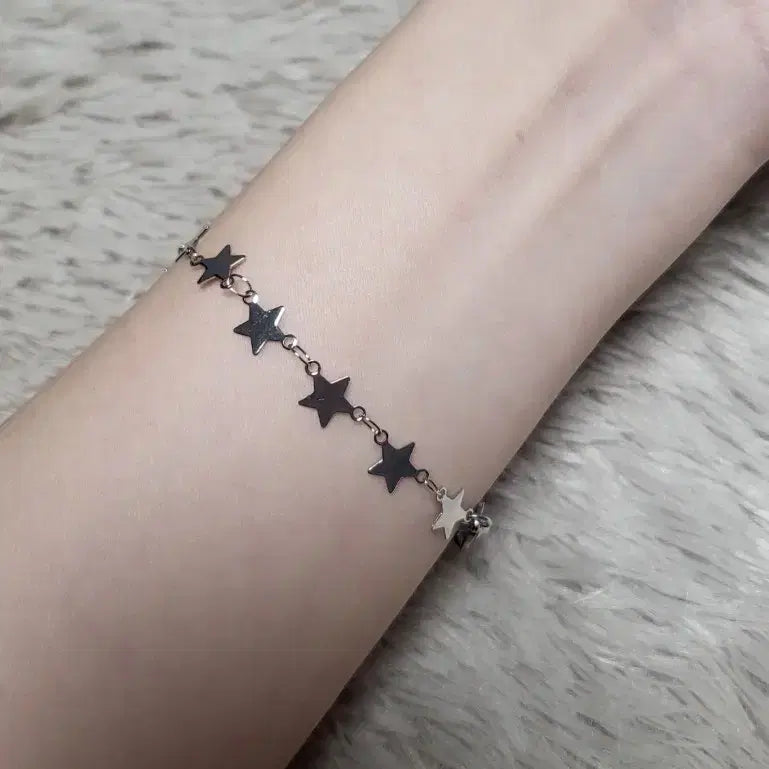 [BUNJANG] Wishcore Star Chain Bracelet / 위시코어 별 체인 팔찌