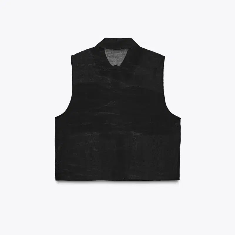 [SOLD OUT] (새상품) ZARA 자라 프릴 세미 시스루탑