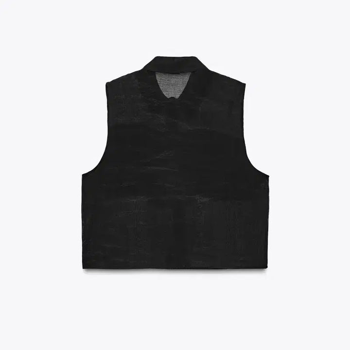 [SOLD OUT] (새상품) ZARA 자라 프릴 세미 시스루탑