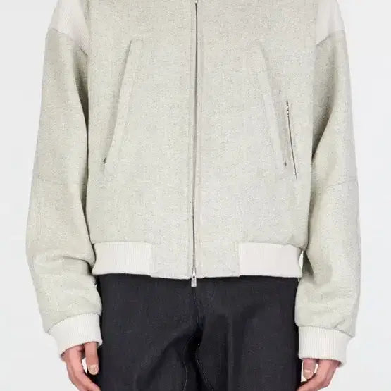 [BUNJANG] Yiyae Mild Bomber Jacket (Owl Gray) - Size L / (L) yiyae 마일드 봄버 자켓