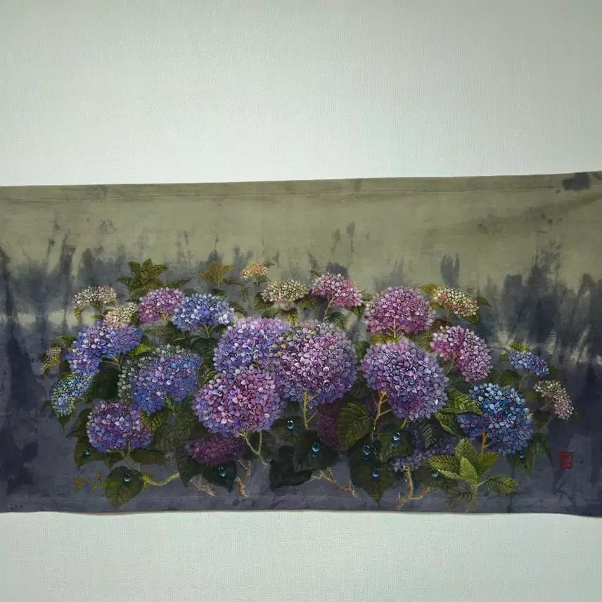 [SOLD OUT] 천연염색에 수국다용도그림