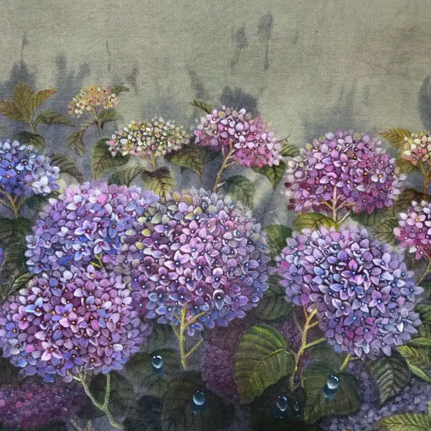 [SOLD OUT] 천연염색에 수국다용도그림