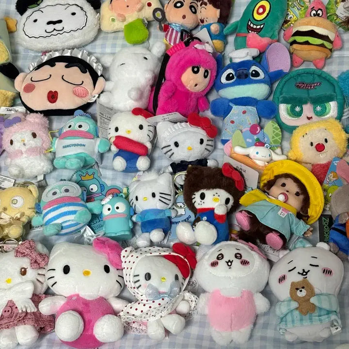 [BUNJANG] Keyring Bundle Set (50) / 인형뽑기 인형/피규어 키링 50개 일괄 양도(+덤 키링)