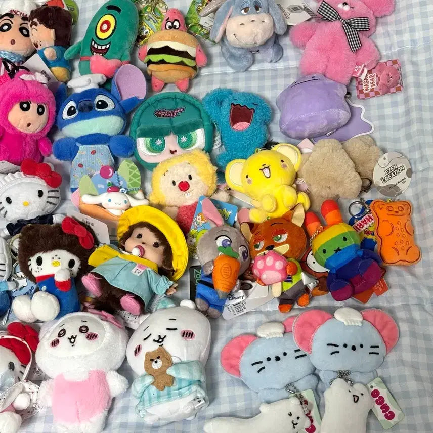 [BUNJANG] Keyring Bundle Set (50) / 인형뽑기 인형/피규어 키링 50개 일괄 양도(+덤 키링)