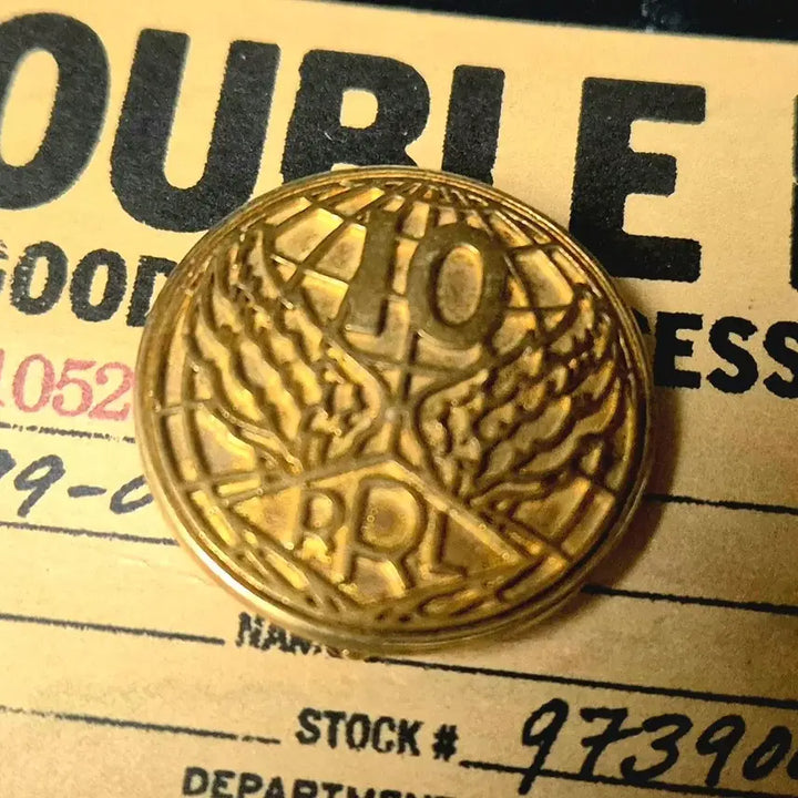[BUNJANG] RRL Omotesando 10th Anniversary Brooch Pin / RRL 더블알엘 오모테산도 10주년 브로치 뱃지 핀
