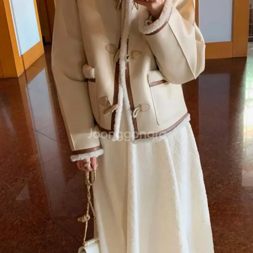 [BUNJANG] Bycinnie Mustang / 바이씨니 제작 떡볶이양면 무스탕 바이씨니 제작무스탕