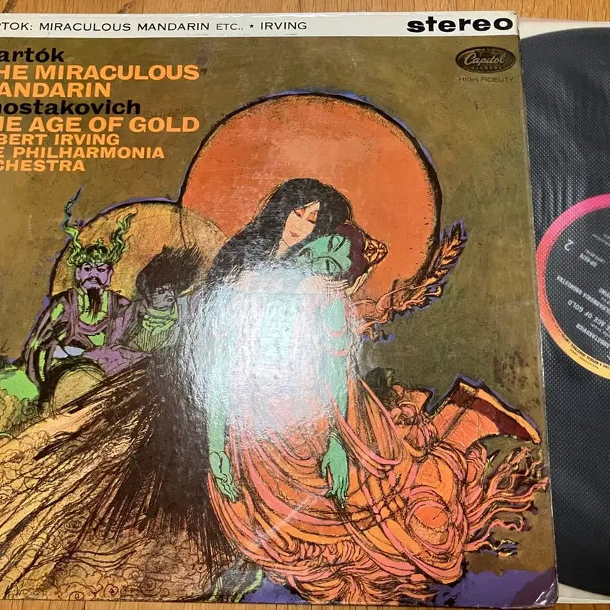 [BUNJANG] Béla Bartók &amp; Dmitri Shostakovich The Miraculous Mandarin / The Age of Gold 12" LP Vinyl (Capitol Records, 1962/1963 First Pressing) / 수입 Bartok Shostakovich LP (초반음반)