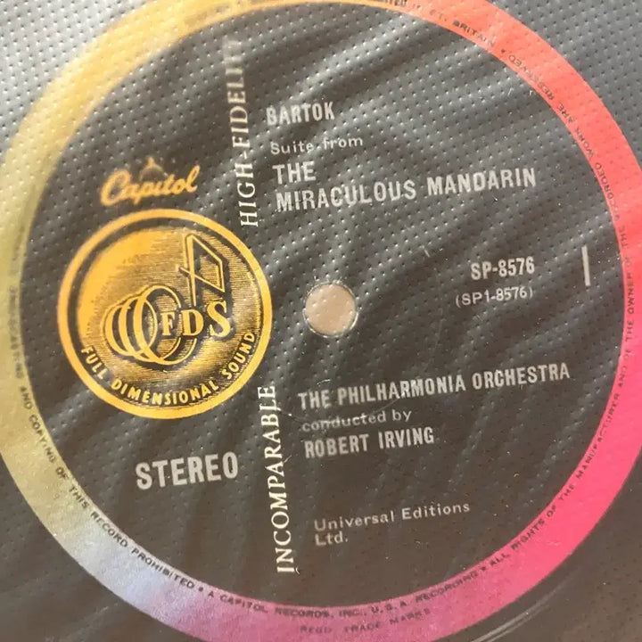 [BUNJANG] Béla Bartók &amp; Dmitri Shostakovich The Miraculous Mandarin / The Age of Gold 12" LP Vinyl (Capitol Records, 1962/1963 First Pressing) / 수입 Bartok Shostakovich LP (초반음반)