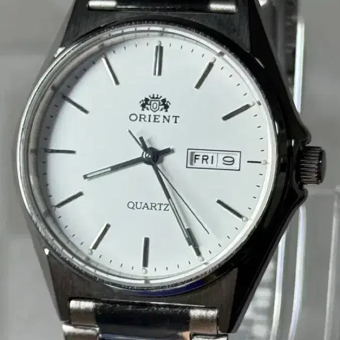 [BUNJANG] Orient Quartz Men's Wristwatch Day-Date / 오리엔트 (Orient) 쿼츠 남성 손목시계 데이데이트