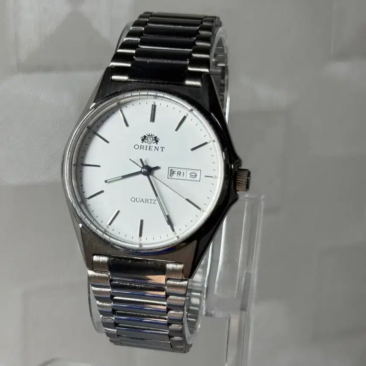 [BUNJANG] Orient Quartz Men's Wristwatch Day-Date / 오리엔트 (Orient) 쿼츠 남성 손목시계 데이데이트