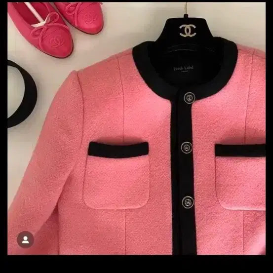 [BUNJANG] Fresh Label Pink Jacket / 프레쉬라벨 핑크 자켓