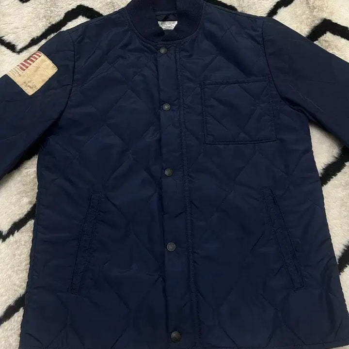 [BUNJANG] Polo Jeans Oversized Quilted Blouson Jacket - Navy / [S]폴로진스 오버핏 퀄팅 블루종 자켓/네이비