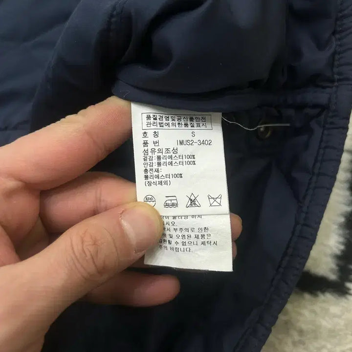 [BUNJANG] Polo Jeans Oversized Quilted Blouson Jacket - Navy / [S]폴로진스 오버핏 퀄팅 블루종 자켓/네이비