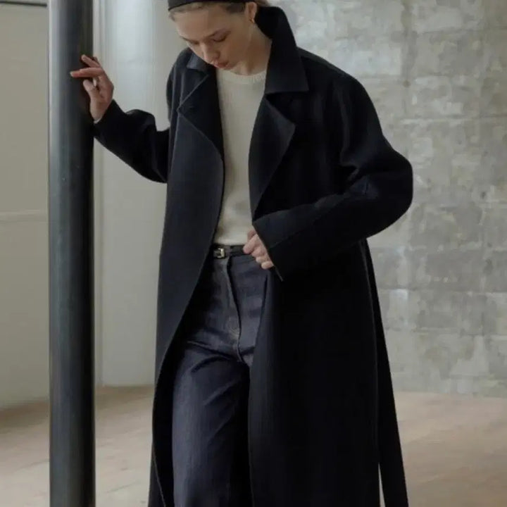 [BUNJANG] Frontrow Cashmere Coat Black (S Size) / 새상품) 프런트로우 캐시미어 코트 블랙  s사이즈