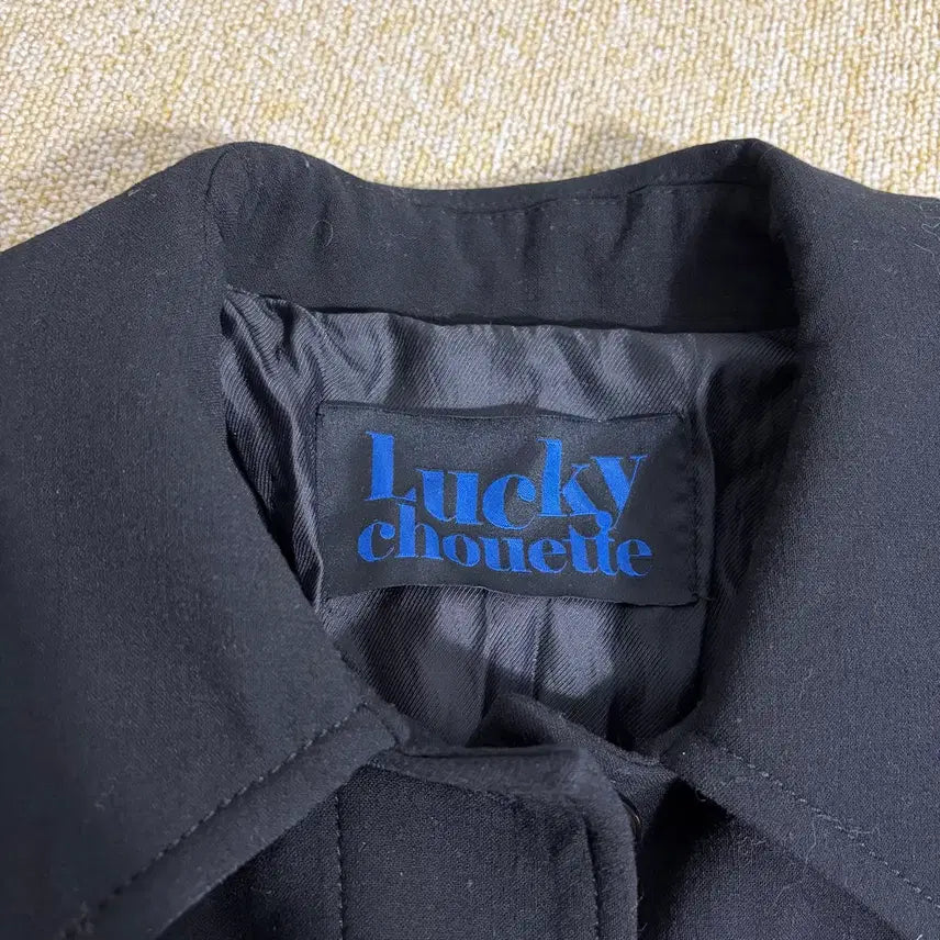 [BUNJANG] Lucky Chouette Black Coat (Size 36) / 럭키슈에뜨 블랙코트(36)