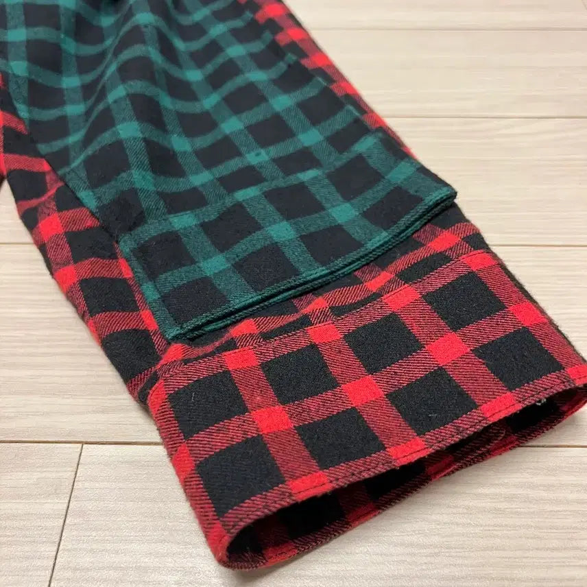 [BUNJANG] SYSTEM HOMME Layered Check Overshirt Jacket / SYSTEM HOMME 19F/W 컬렉션 레이어드 체크 오버핏 셔츠