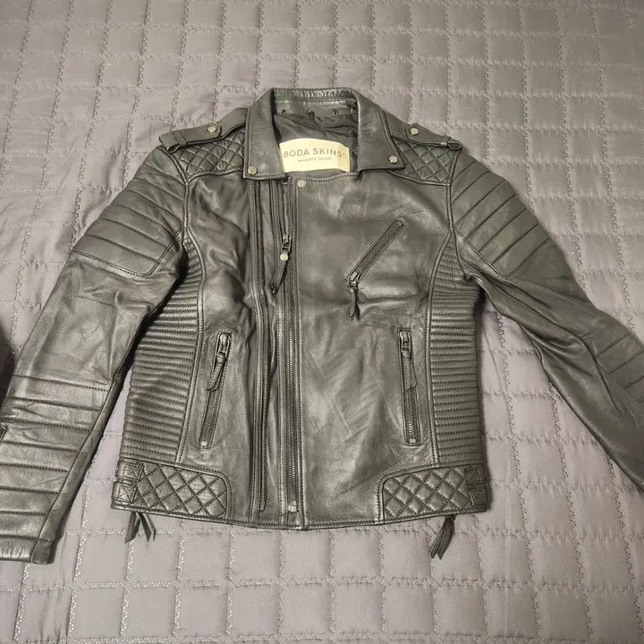[BUNJANG] BODA SKINS Kay Michaels Leather Jacket / 100 )BODA SKINS 보다스킨스 가죽 라이더 자켓