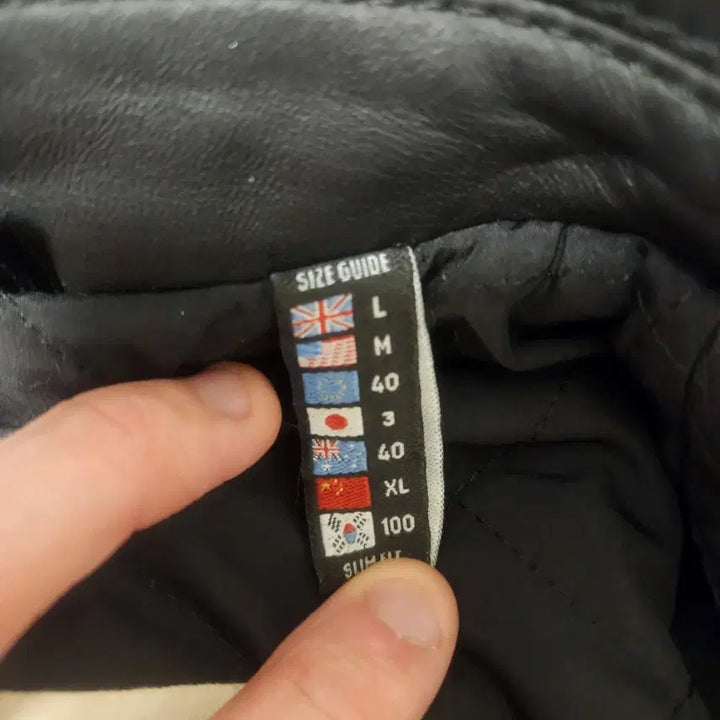 [BUNJANG] BODA SKINS Kay Michaels Leather Jacket / 100 )BODA SKINS 보다스킨스 가죽 라이더 자켓