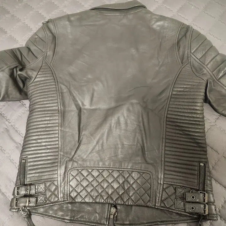 [BUNJANG] BODA SKINS Kay Michaels Leather Jacket / 100 )BODA SKINS 보다스킨스 가죽 라이더 자켓