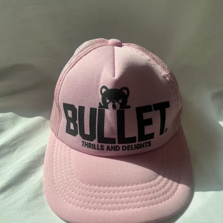 [BUNJANG] Hysteric Glamour Archive Puck Bear Pink Mesh Cap / 히스테릭 글래머 아카이브 퍽베어 딸기우유 베이비핑크 색 메쉬 캡 모자