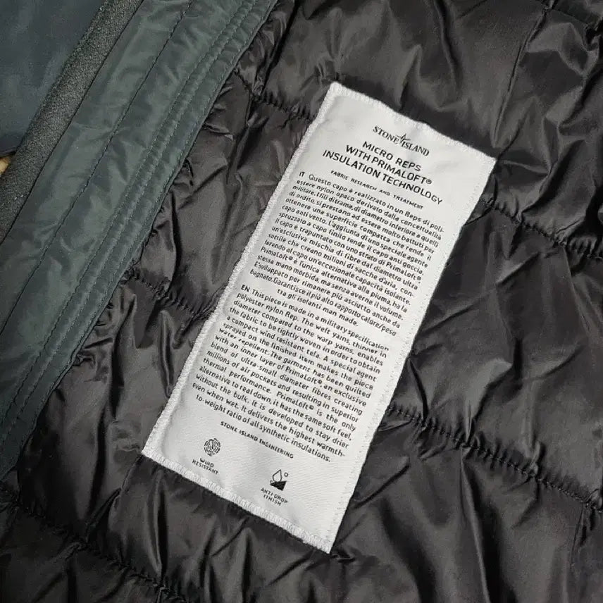 [BUNJANG] Stone Island Micro Reps PrimaLoft Padded Jacket / 스톤아일랜드 마이크로랩스 프리마로프트 패딩
