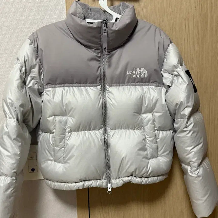[BUNJANG] The North Face Novelty Nuptse Ice Gray Jacket / 노스페이스 화이트라벨 노벨티 눕시 아이스그레이 S