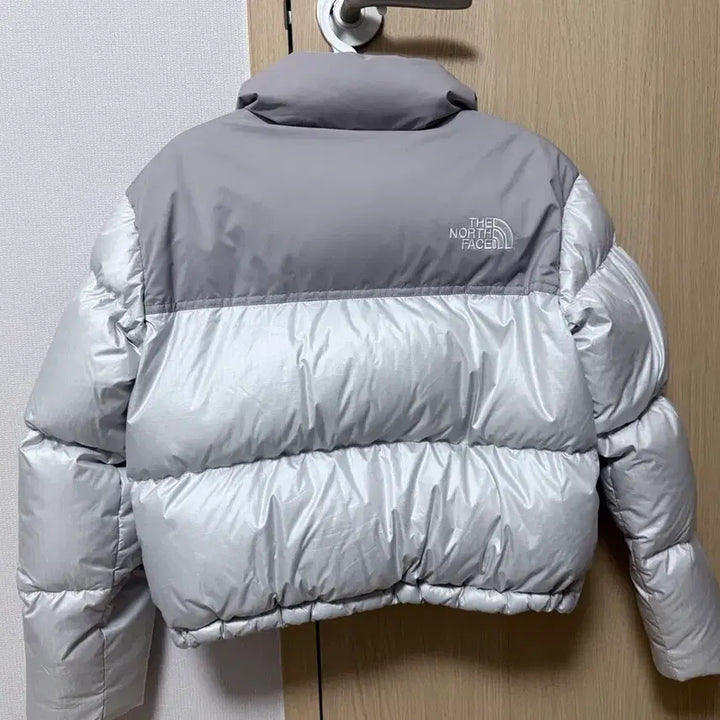 [BUNJANG] The North Face Novelty Nuptse Ice Gray Jacket / 노스페이스 화이트라벨 노벨티 눕시 아이스그레이 S