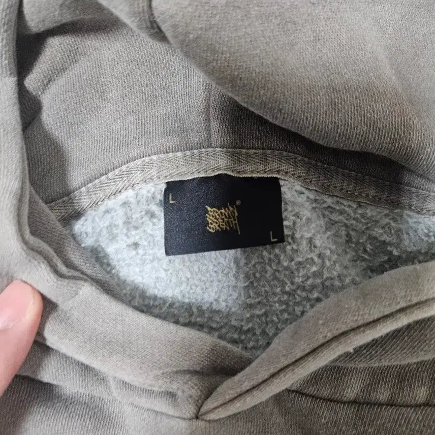 [BUNJANG] Brownbreath Vintage Washed Khaki Hoodie / 브라운브리스 빈티지 워싱 카키  후드티