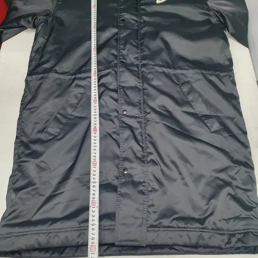 [BUNJANG] Nike Long Padded Jacket Synthetic Fill Black XL / 나이키 롱패딩 합성필 양털안감 돕바 벤치 파카 블랙 xl