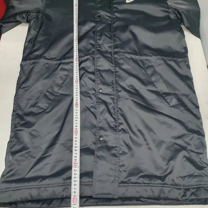 [BUNJANG] Nike Long Padded Jacket Synthetic Fill Black XL / 나이키 롱패딩 합성필 양털안감 돕바 벤치 파카 블랙 xl