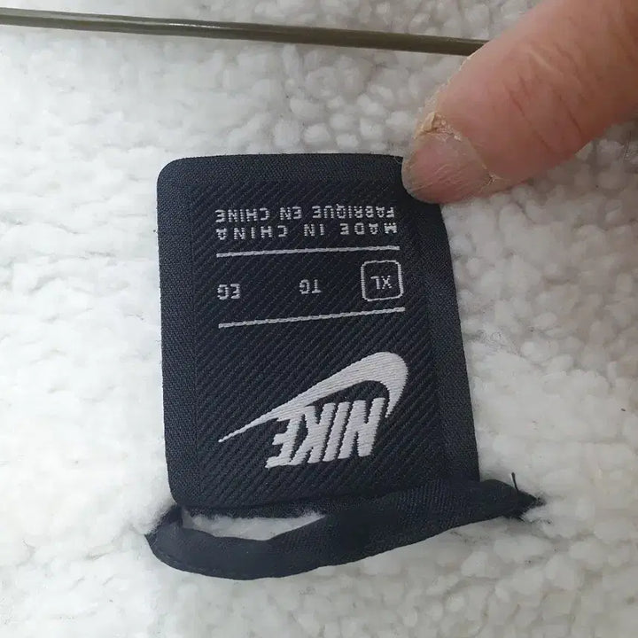 [BUNJANG] Nike Long Padded Jacket Synthetic Fill Black XL / 나이키 롱패딩 합성필 양털안감 돕바 벤치 파카 블랙 xl