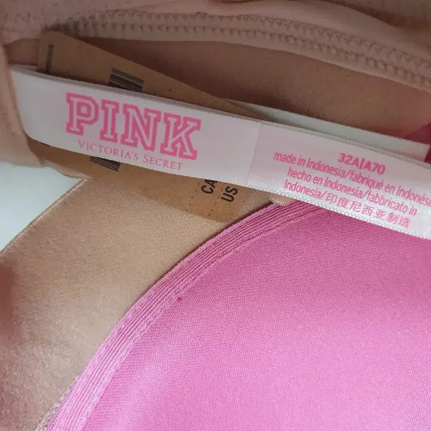 [SOLD OUT] 빅토리아 시크릿 pink 노와이어 푸쉬업 브라 32A