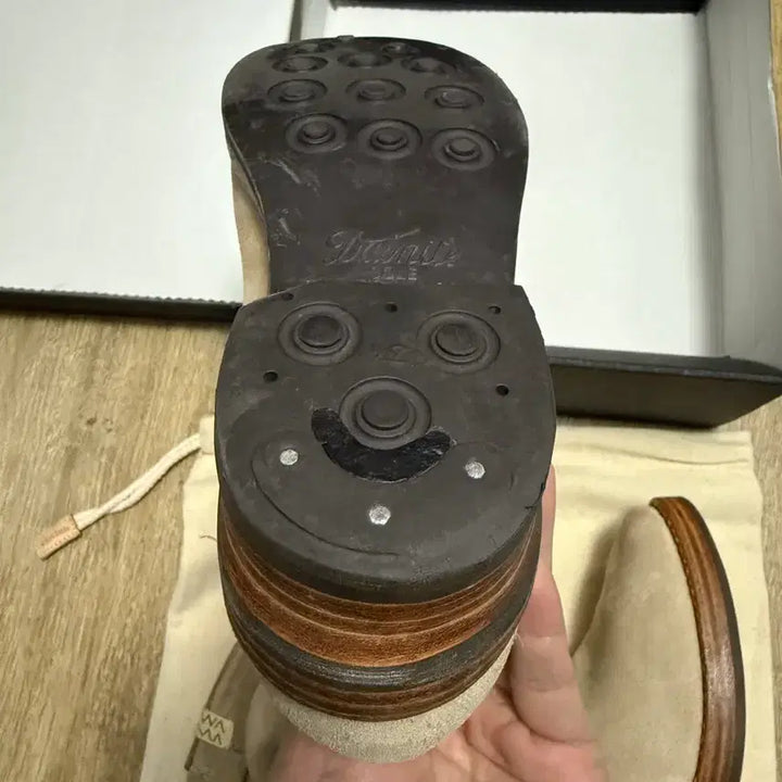 [BUNJANG] Visvim T.W.O Boots Folk Sand M9 / 국내배송[M9]비즈빔23SS T.W.O Boots 투부츠 샌드 엔지니어