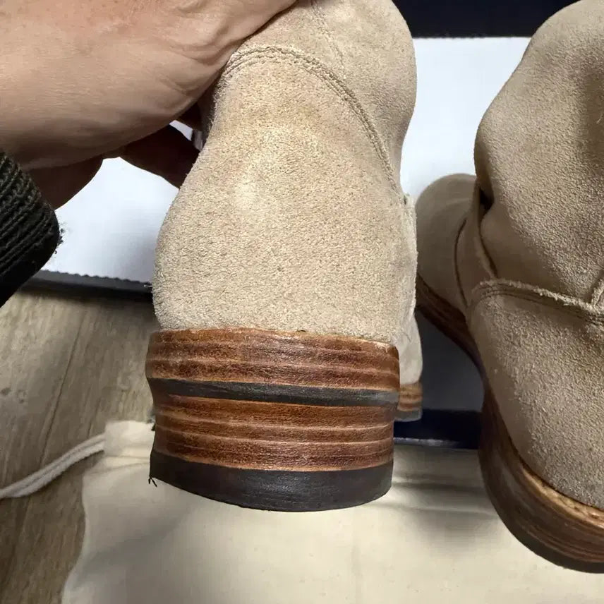 [BUNJANG] Visvim T.W.O Boots Folk Sand M9 / 국내배송[M9]비즈빔23SS T.W.O Boots 투부츠 샌드 엔지니어