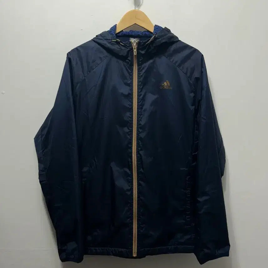 [BUNJANG] Adidas Navy Quilted Windbreaker Jacket - Men&